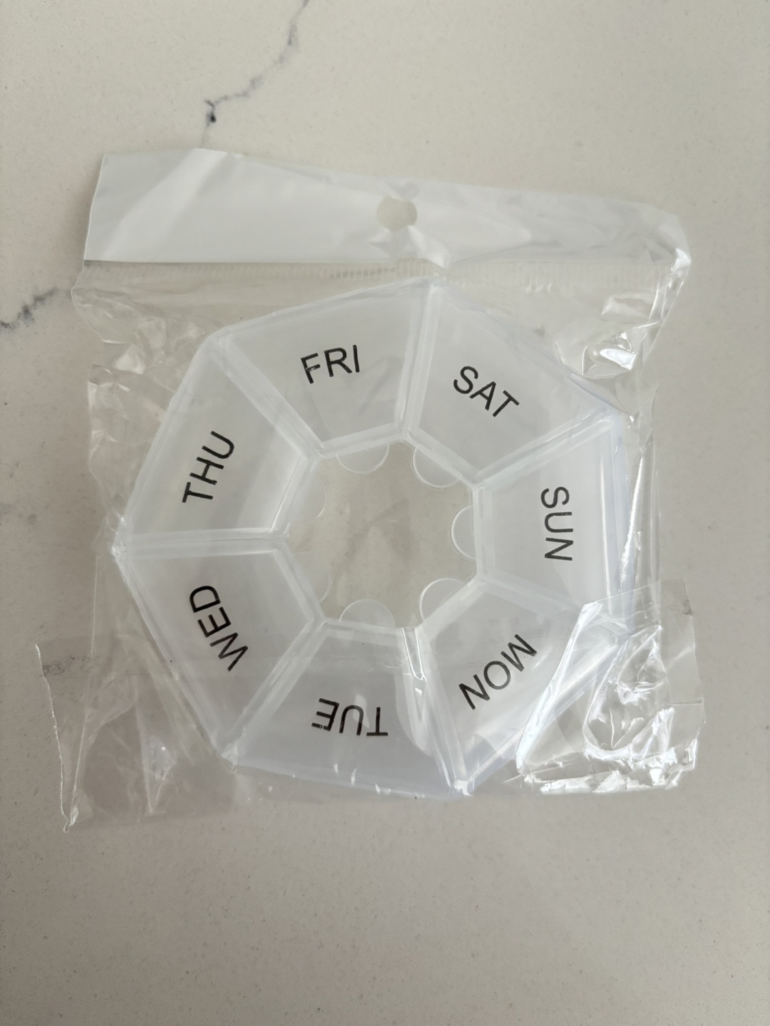 7-Day Pill Organizer Container