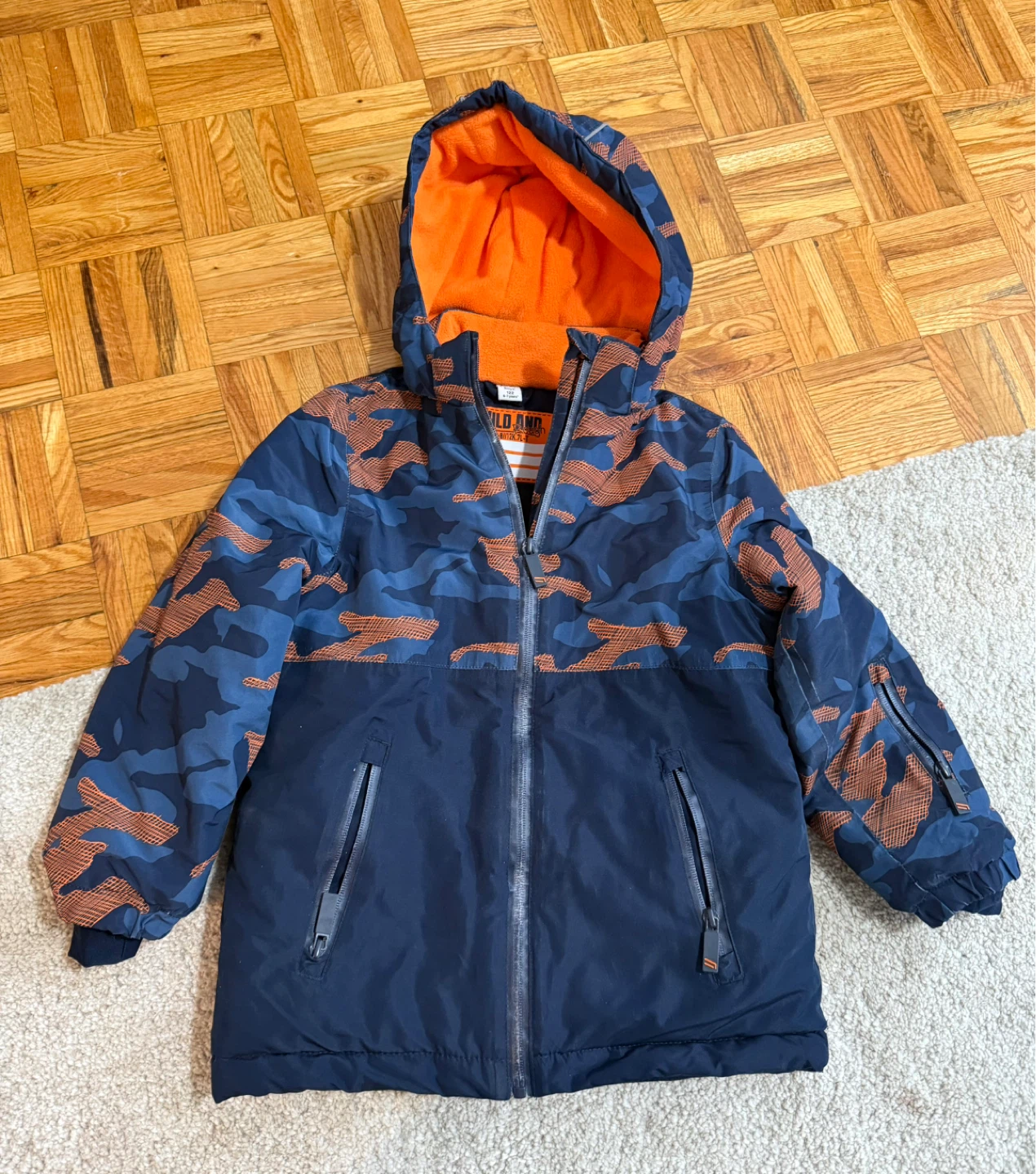 Wild Child Camo Winter Jacket ,122 cm