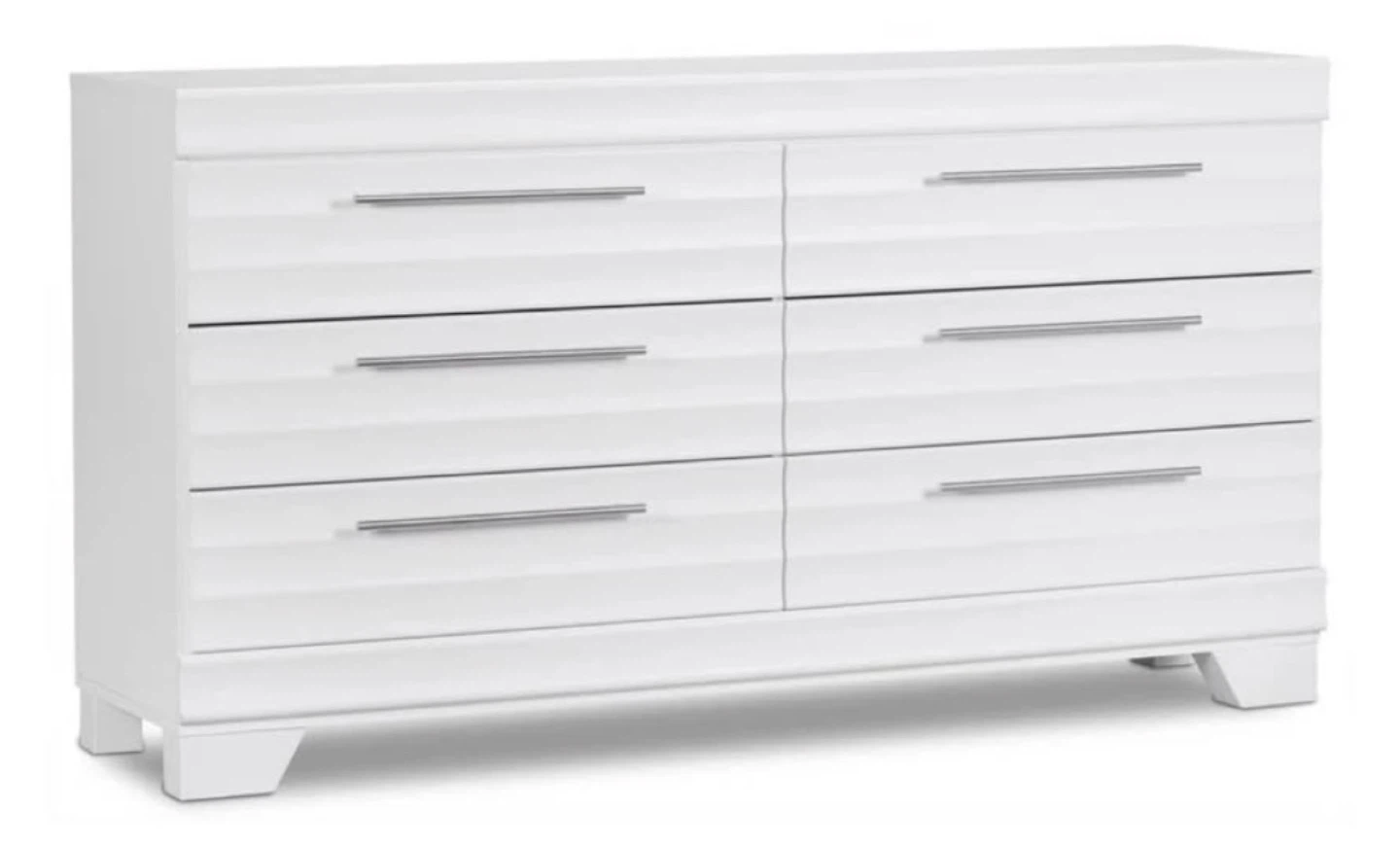 6-Drawer Dresser - White - photo 2