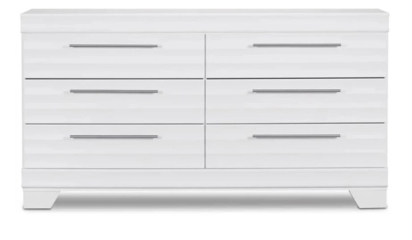 6-Drawer Dresser - White - photo 3