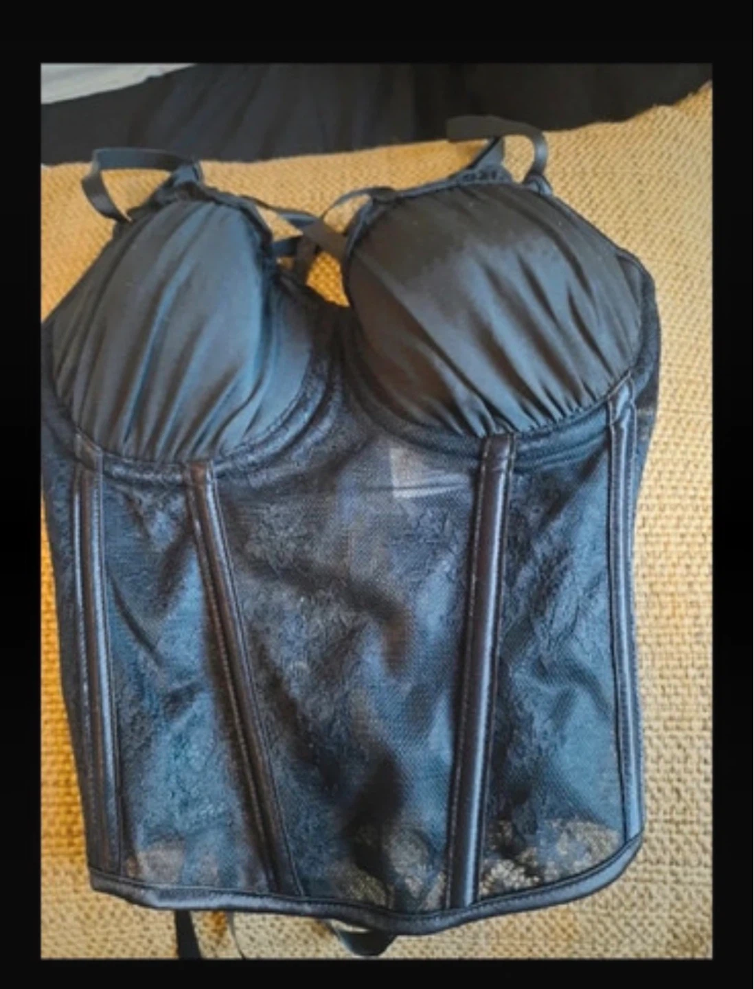 Black Lace Corset