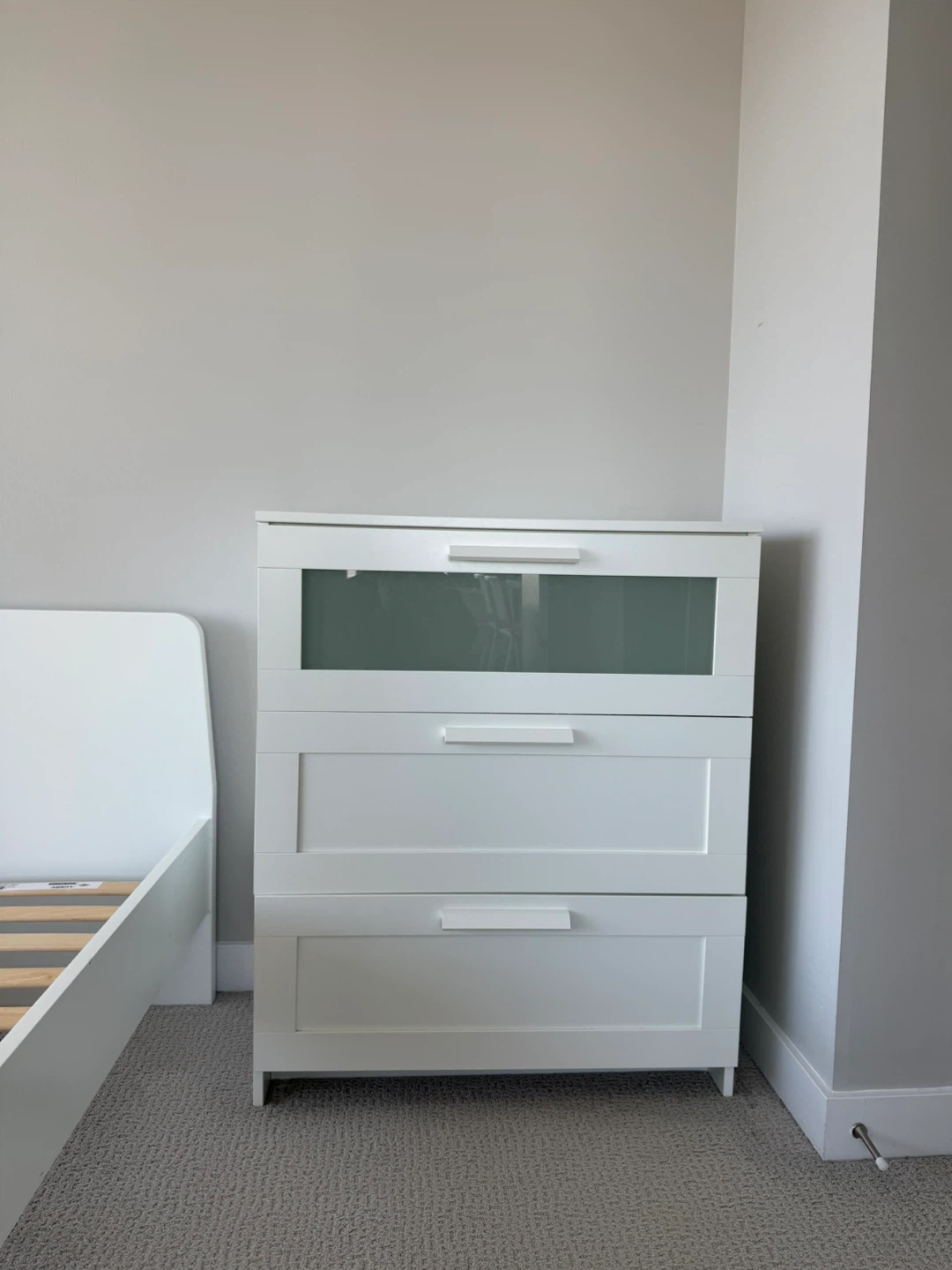 IKEA BRIMNES 3-drawer chest, white