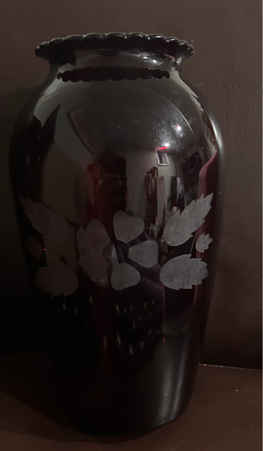 Anchor Hocking Royal Ruby Glass Vase - photo 2