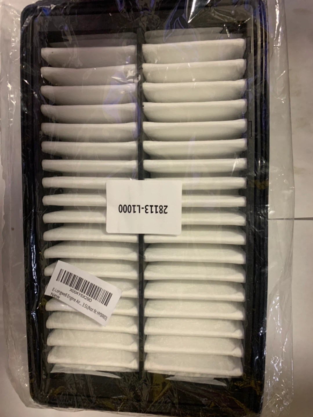 E-Longwell Engine Air Filter CA12816 3.5L - photo 2