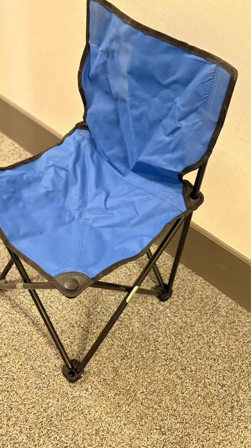 Blue Folding Camping Chair - photo 2