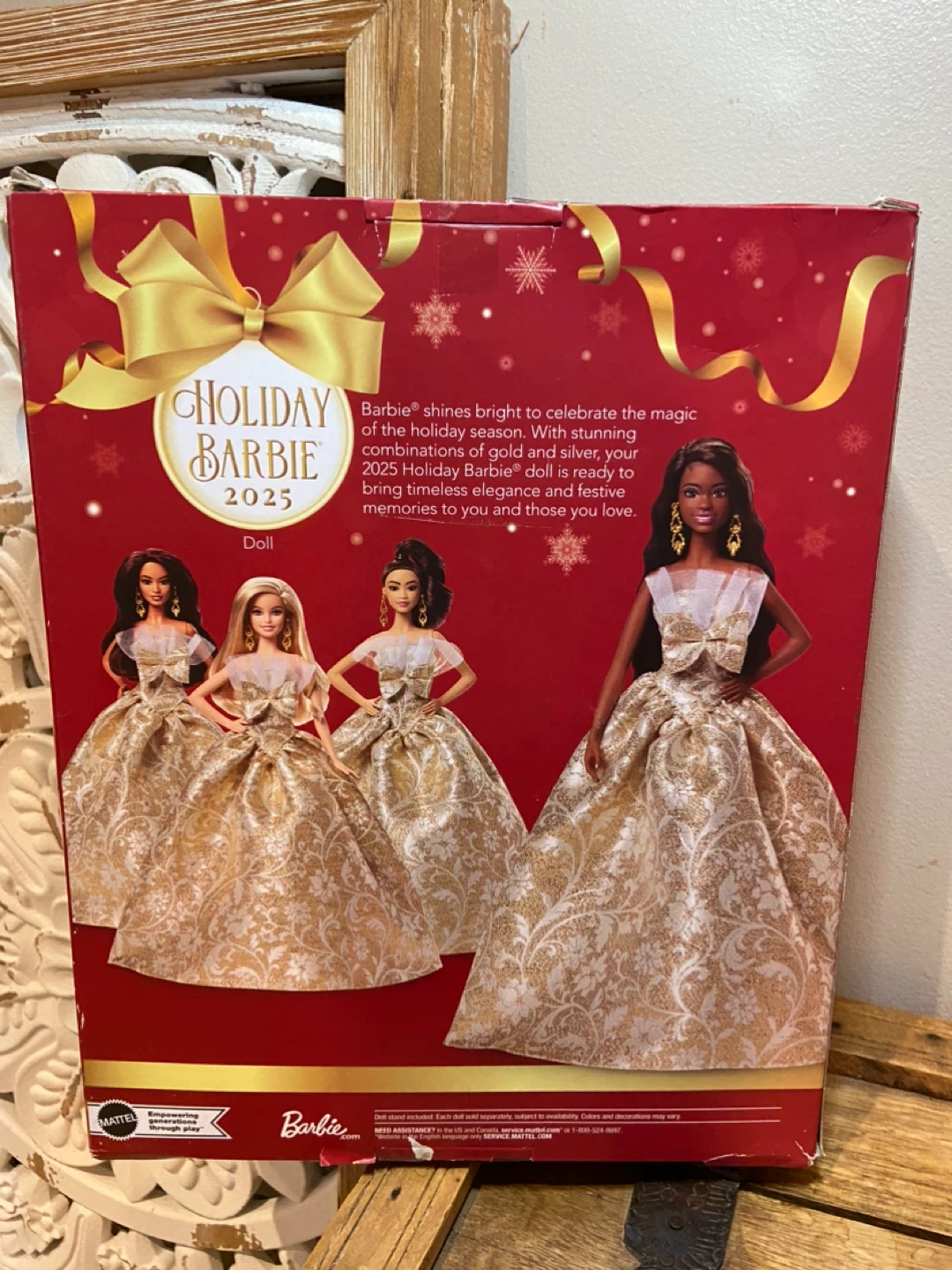 New Mattel Barbie Signature 2025 Holiday Barbie - photo 2