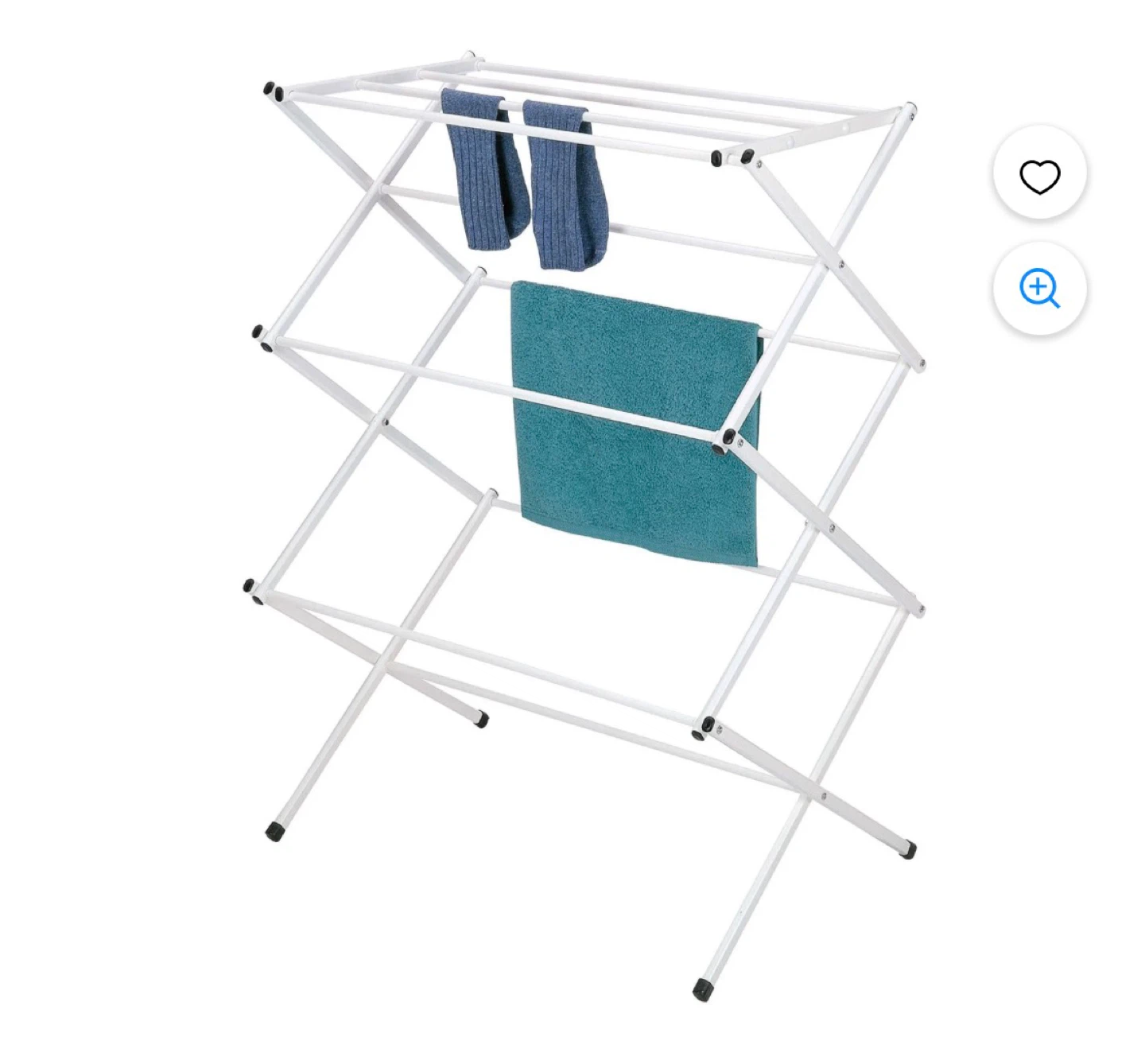White Folding Drying Rack