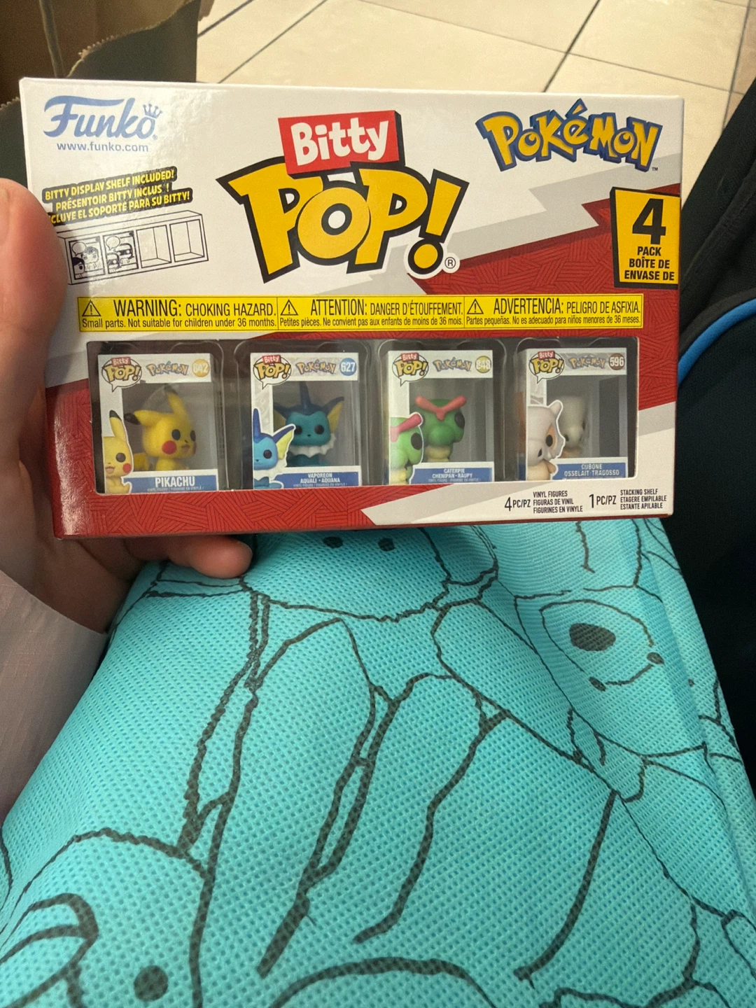 Funko Bitty Pop! Pokémon 4-Pack with Display Shelf