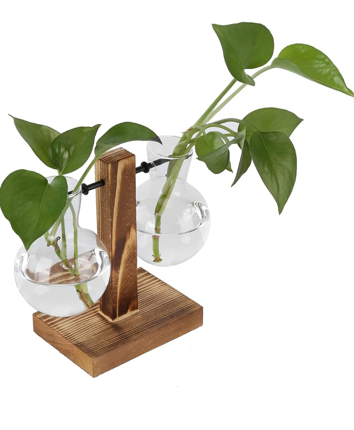 Wooden Frame Glass Vase - photo 3