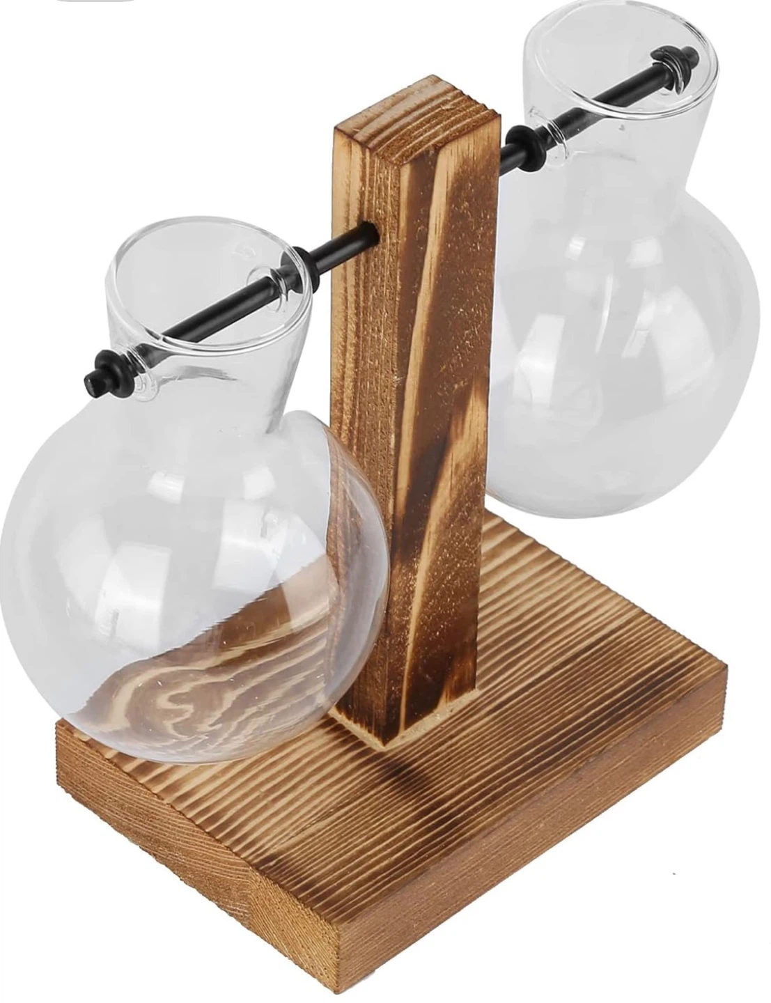 Wooden Frame Glass Vase - photo 5