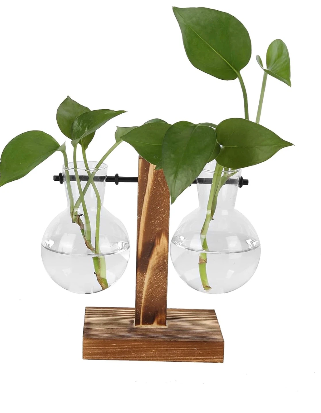 Wooden Frame Glass Vase - photo 4