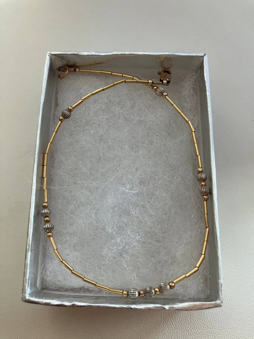 Vintage 14/20 Gold Fill  ankle bracelet 9.5" - photo 5