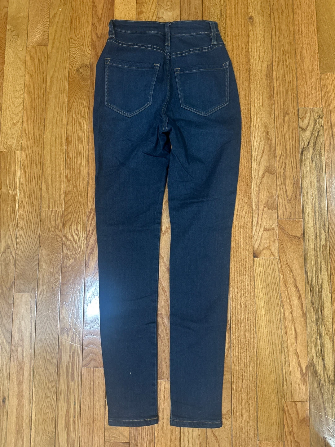 Fashion Nova Dark Wash High Waisted Skinny Jeans Size 0 - photo 3