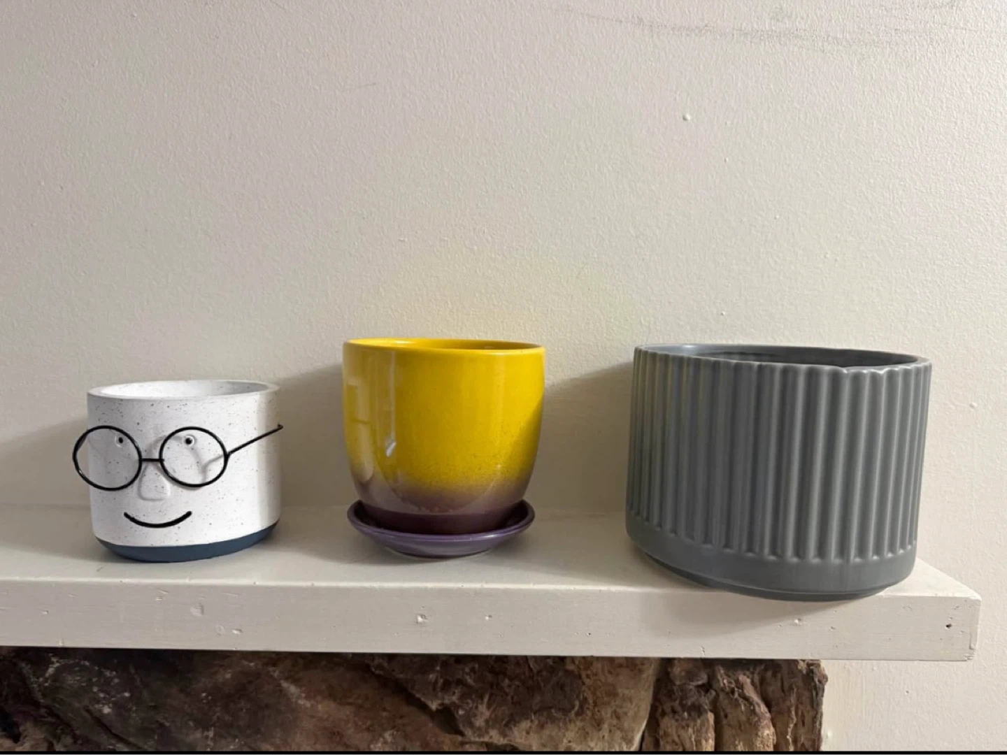 Set of 3 Decorative Planters