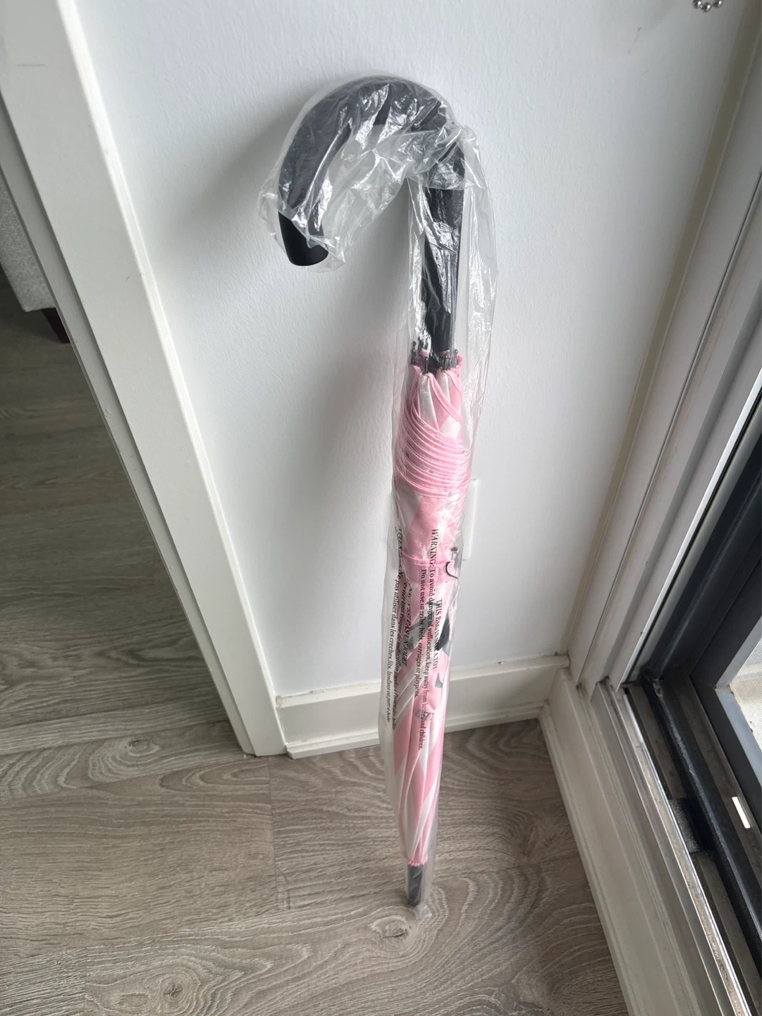 Victoria's Secret Pink Striped Umbrella