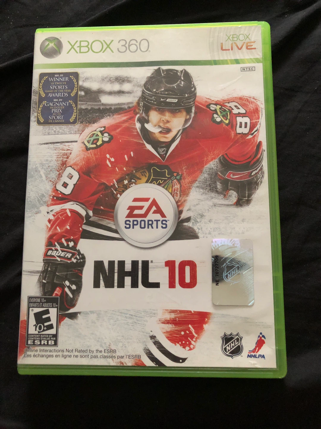 NHL 10 Video Game for Xbox 360