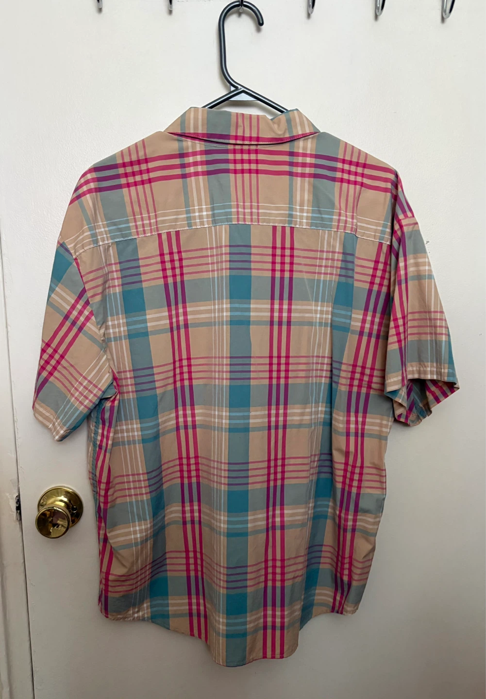 Women’s TNA Plaid Short Sleeve Shirt- M - photo 2