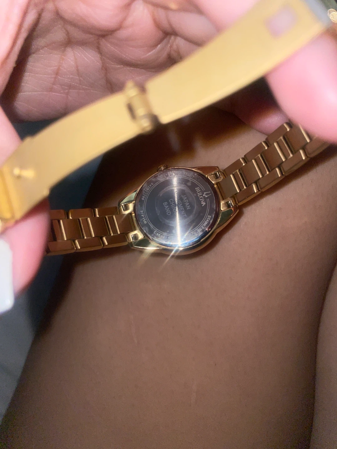 Bulova Gold-Tone Diamond Accent Watch - photo 2