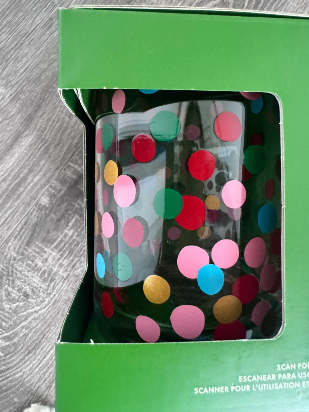 Kate Spade - set of 2 cocktails glasses "It's Raining Confetti" - photo 2