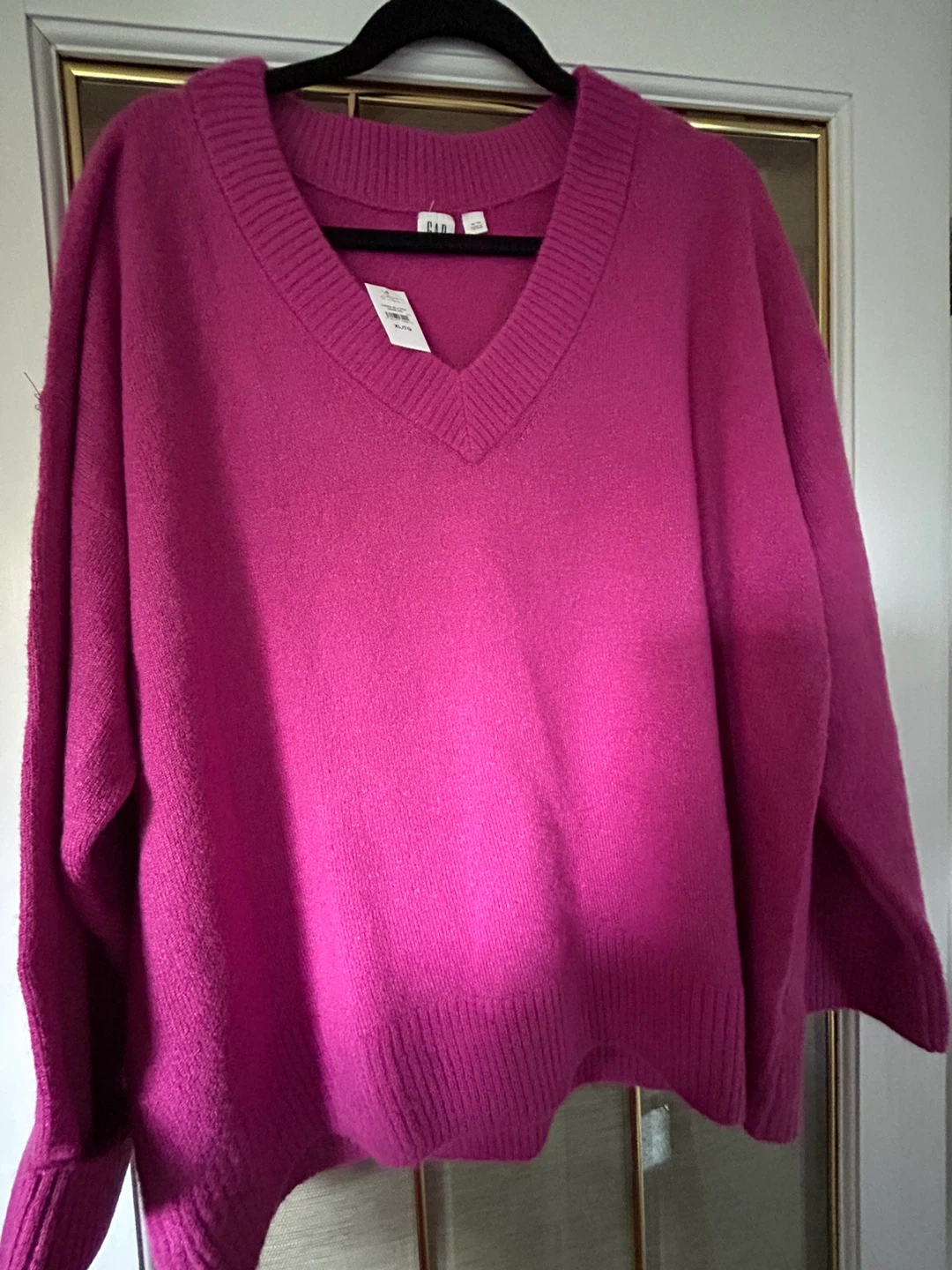 GAP V-Neck Sweater - Pink - XL/TG