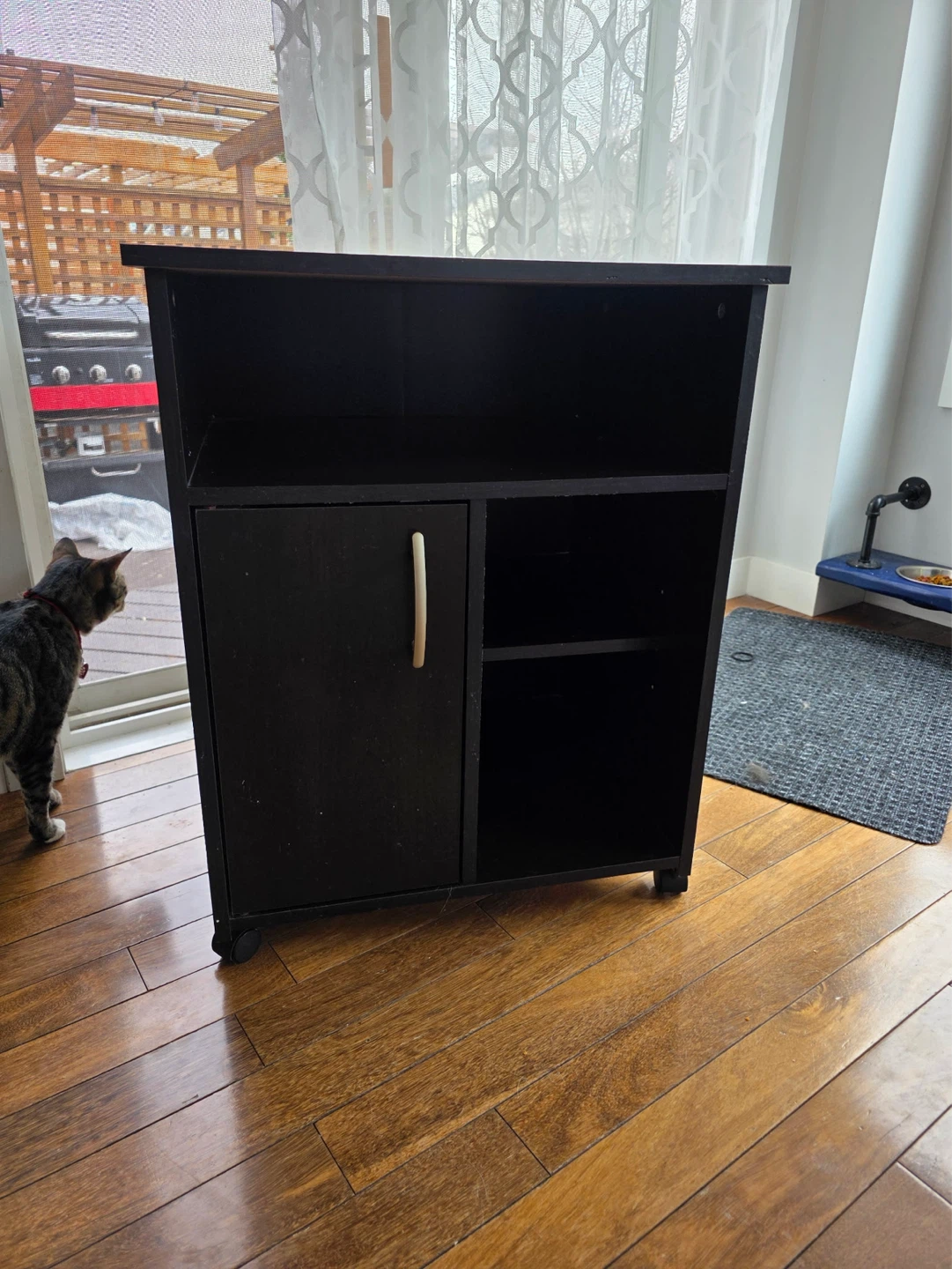 Black cabinet