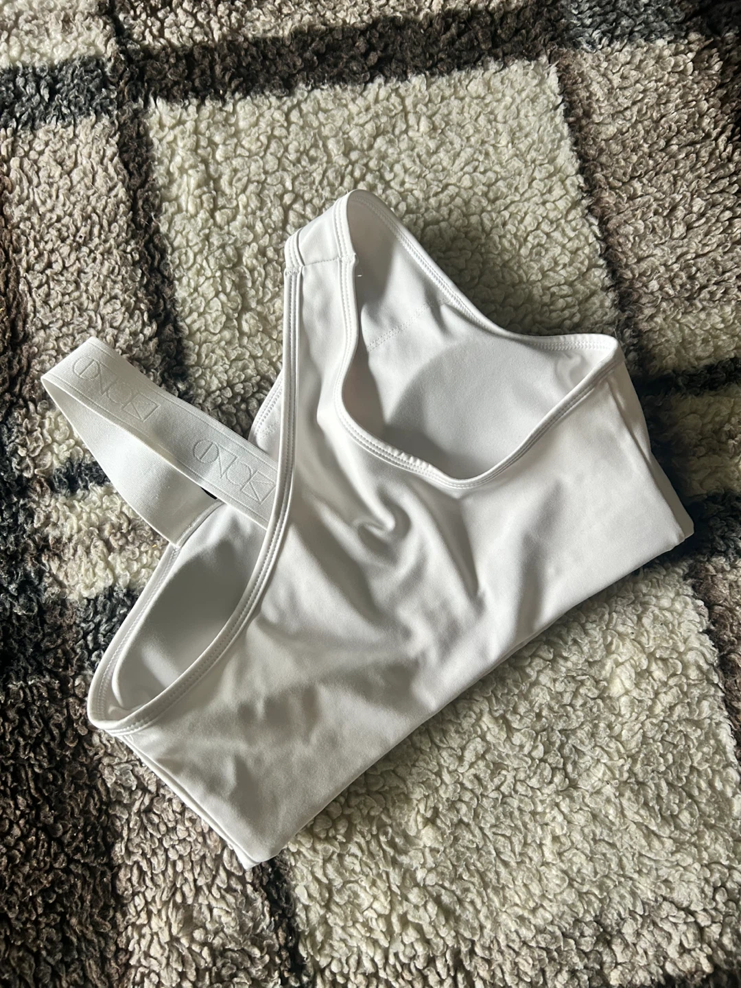 H&M Move White One-Shoulder Sports Bra - photo 2