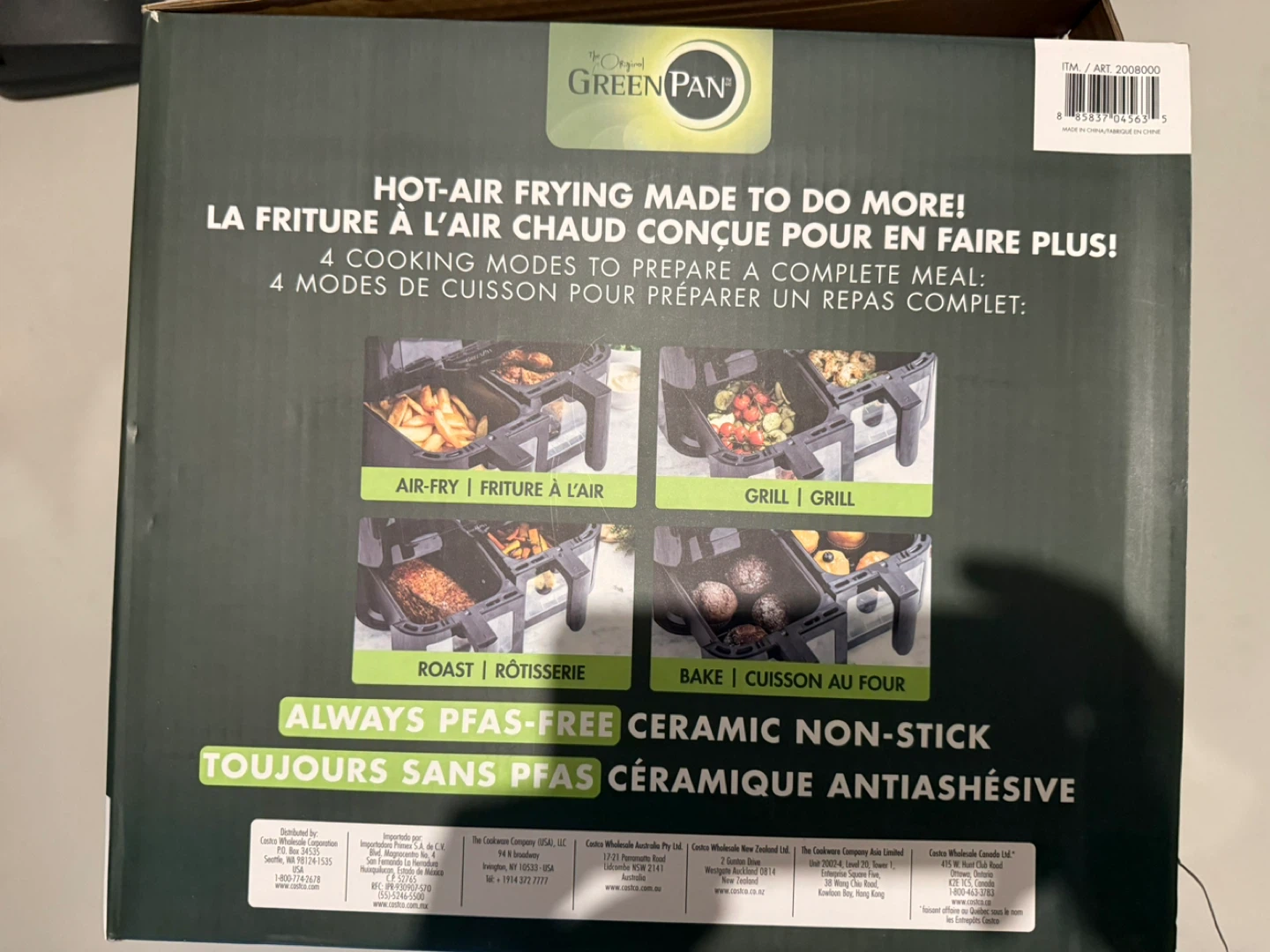 GreenPan Dual Zone Airfryer 8 L / 8.5 QT - photo 3