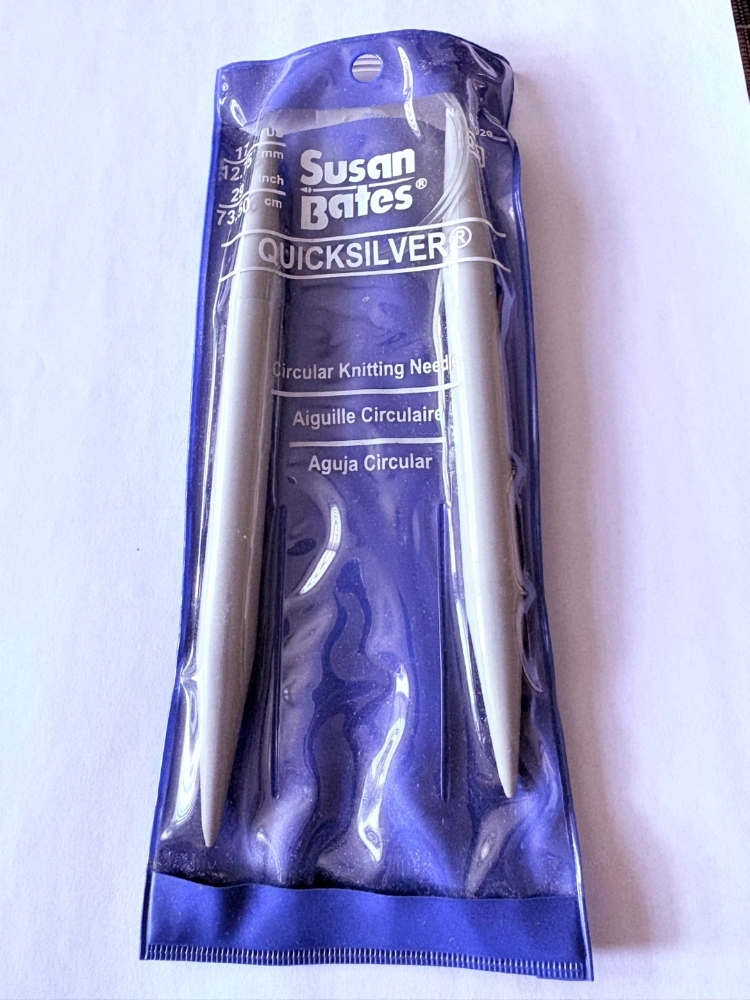 Susan Bates Quicksilver circular needles