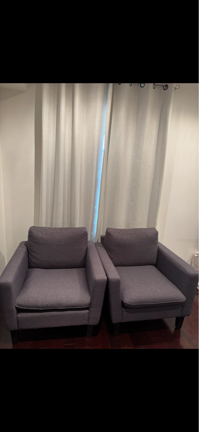 Grey Armchairs
