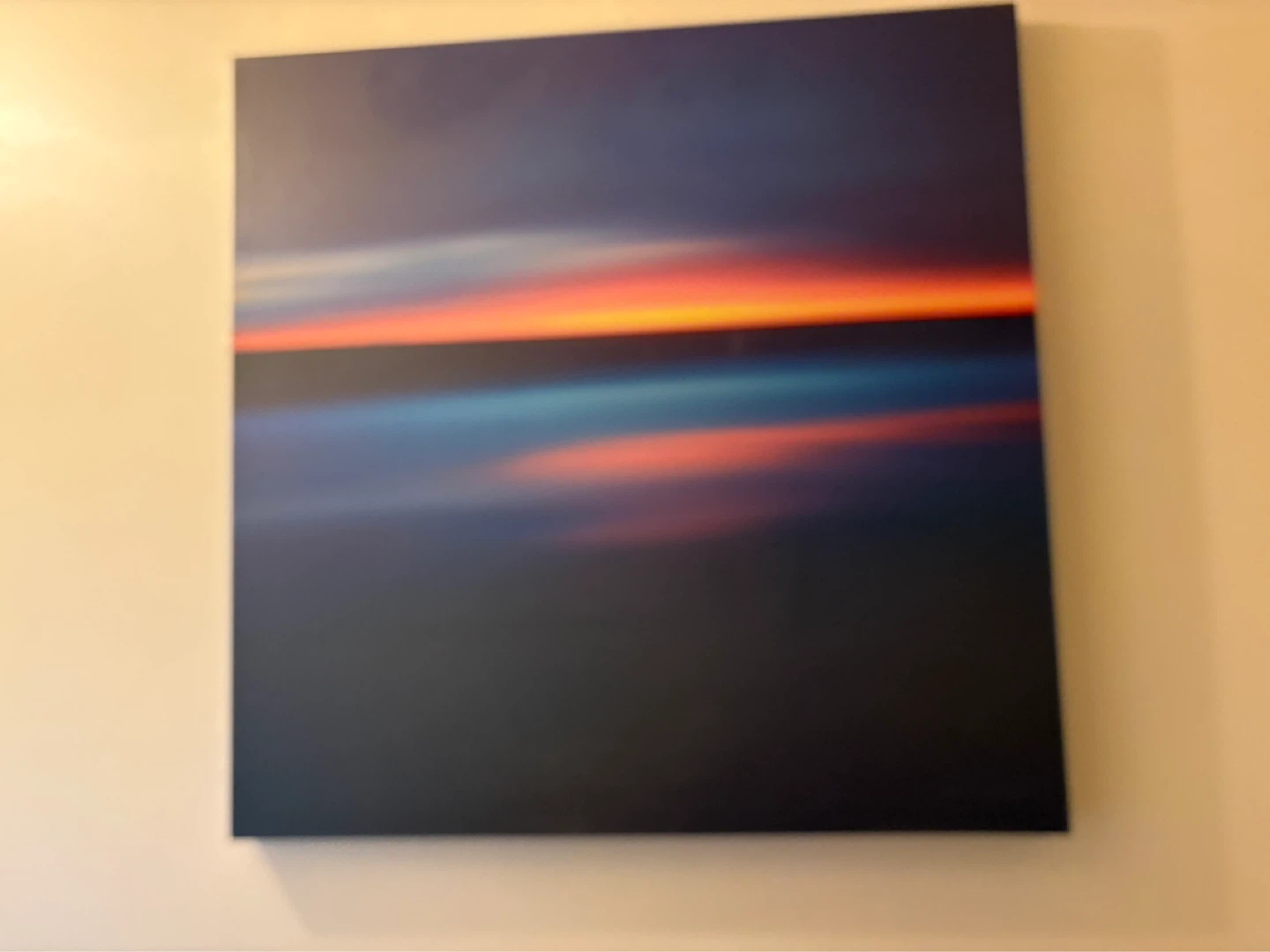 Abstract Sunset Canvas Wall Art