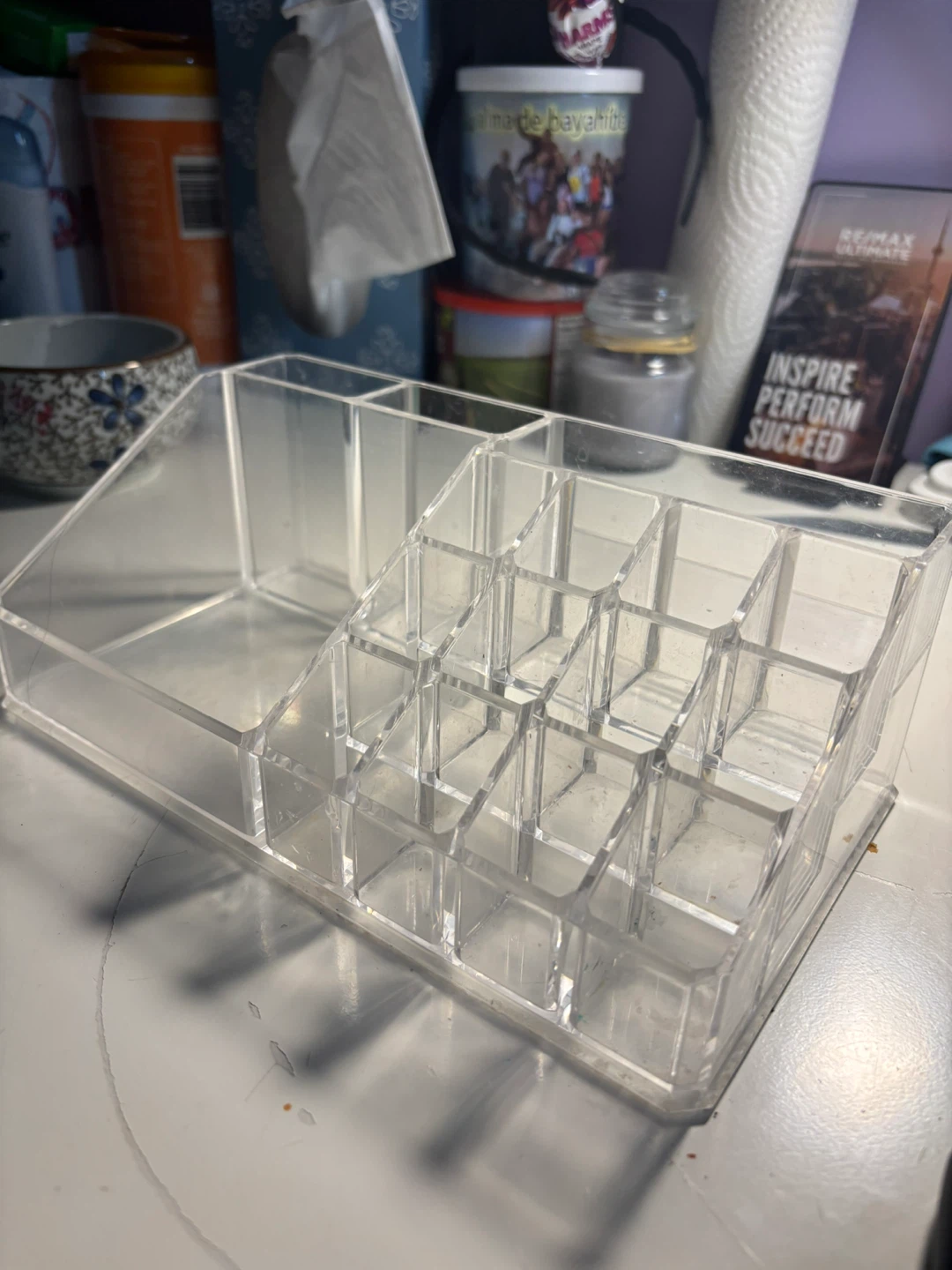 Clear Acrylic Makeup Organizer - photo 2