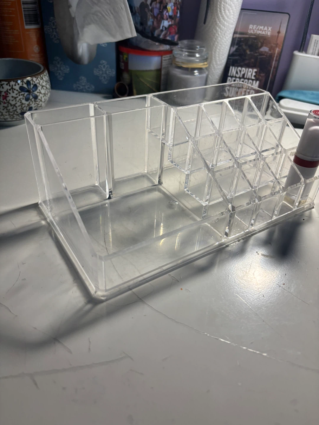 Clear Acrylic Makeup Organizer