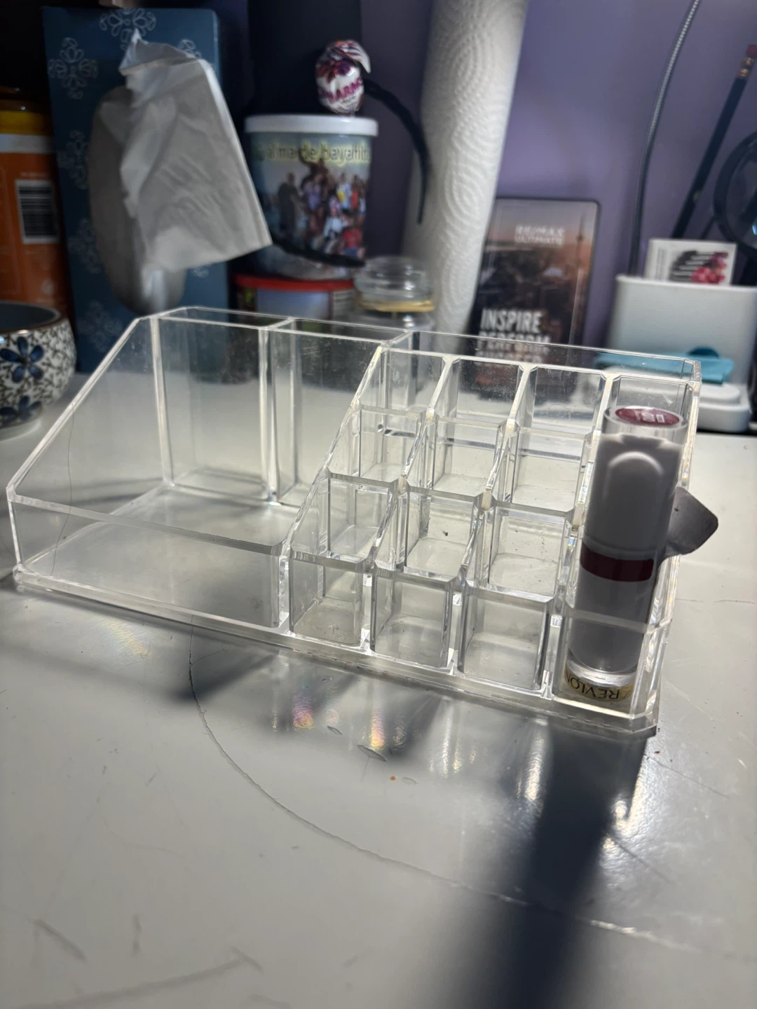 Clear Acrylic Makeup Organizer - photo 3