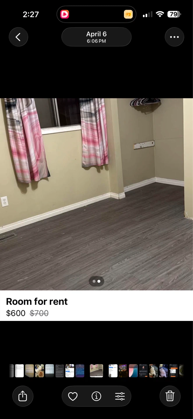 Room for rent - $550
