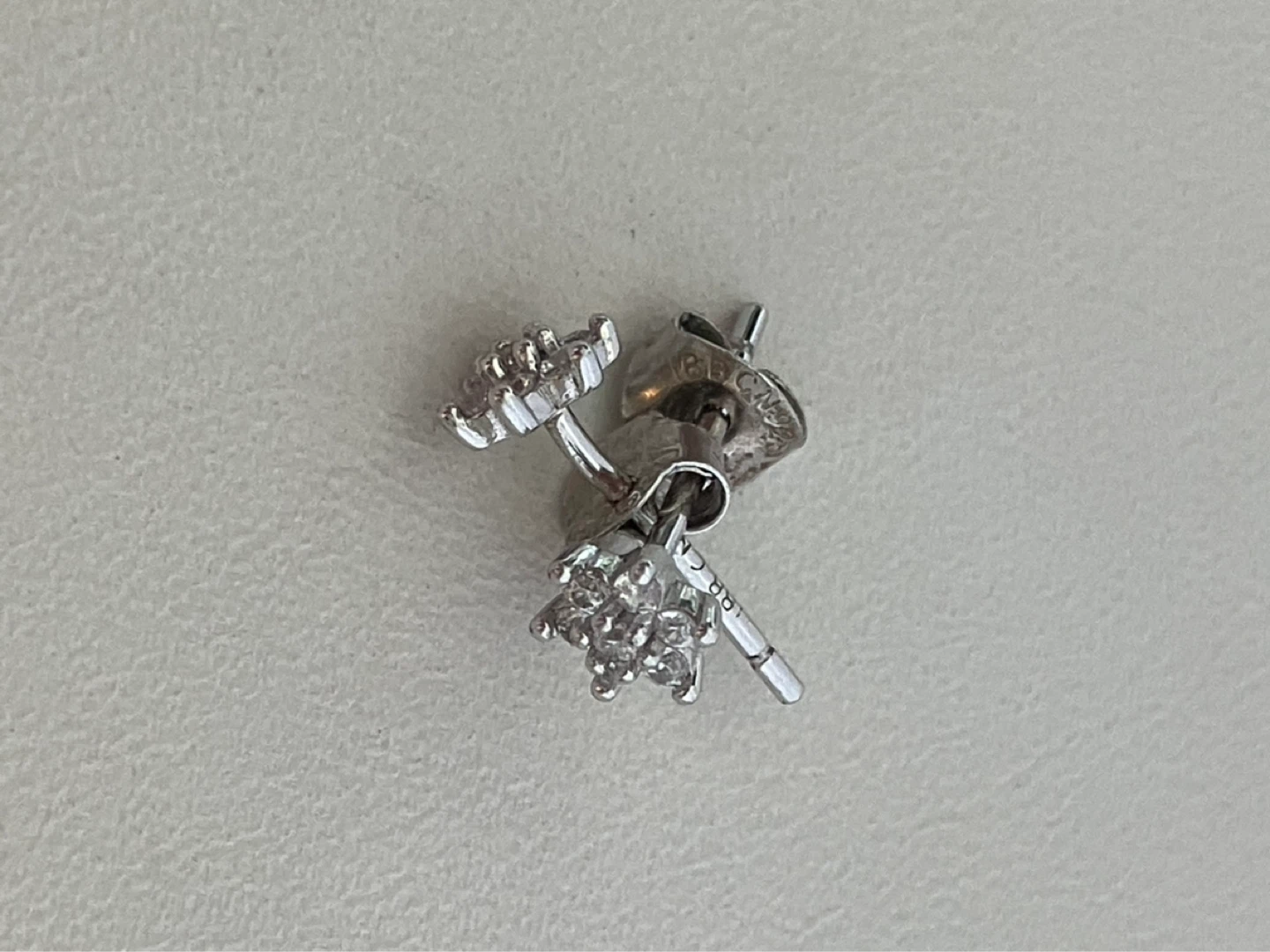 Sterling Silver 925 Stud Earrings CZ - photo 3