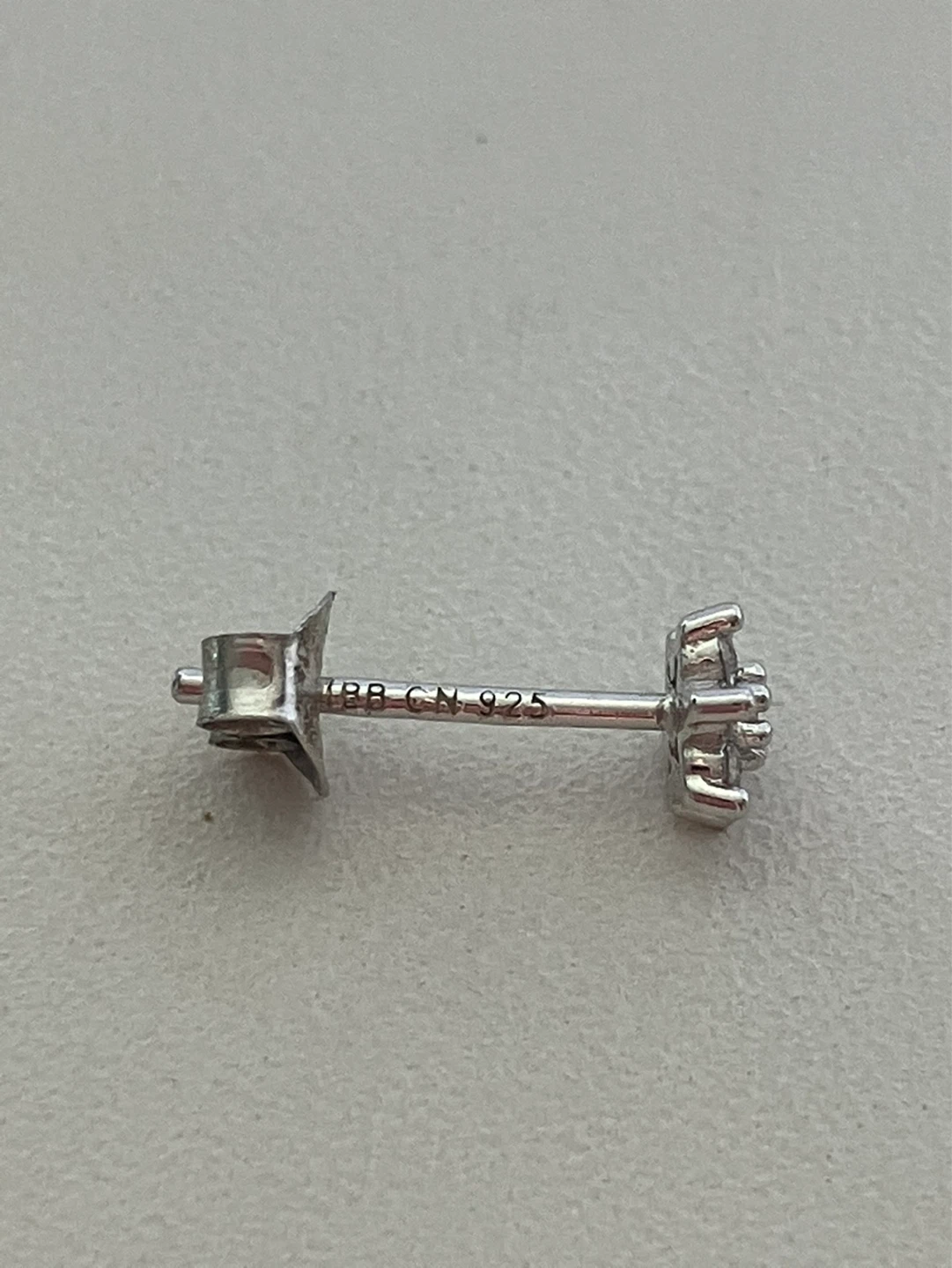 Sterling Silver 925 Stud Earrings CZ - photo 4
