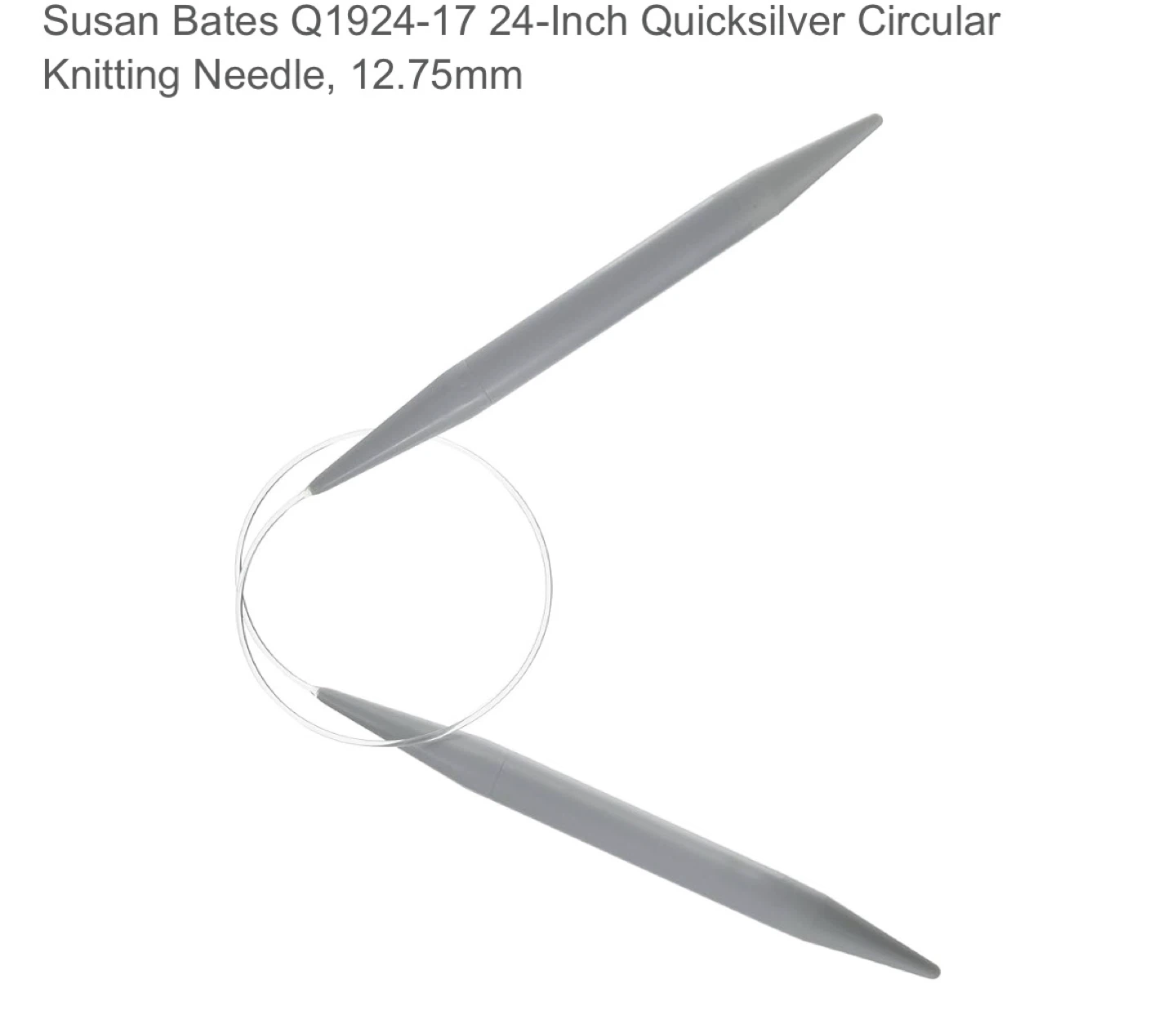 Susan Bates Quicksilver circular needles - photo 2