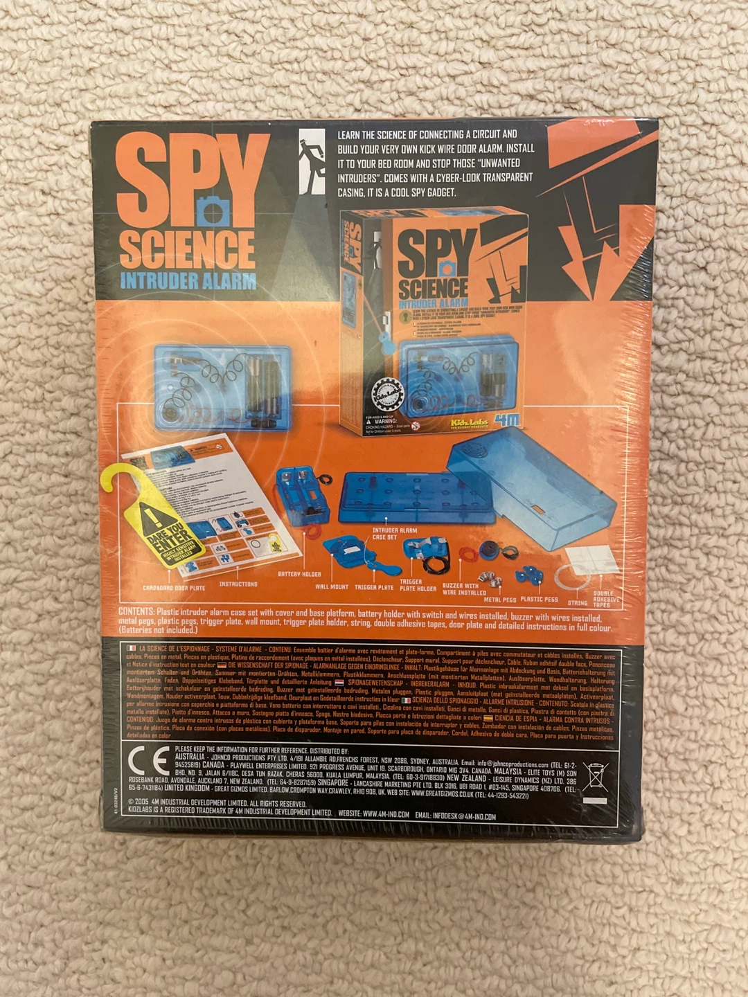 Brand New Spy Science Intruder Alarm Kit by Kidz Labs - photo 2