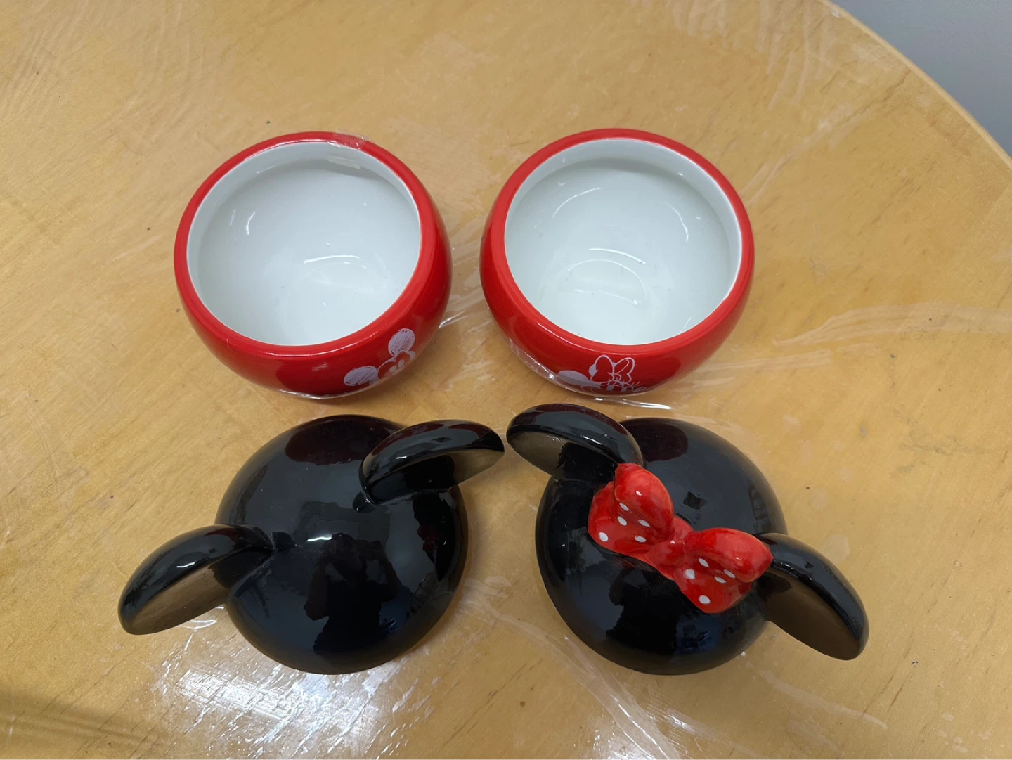 Mickey & Minnie Ceramic Jars - $5 each - photo 2
