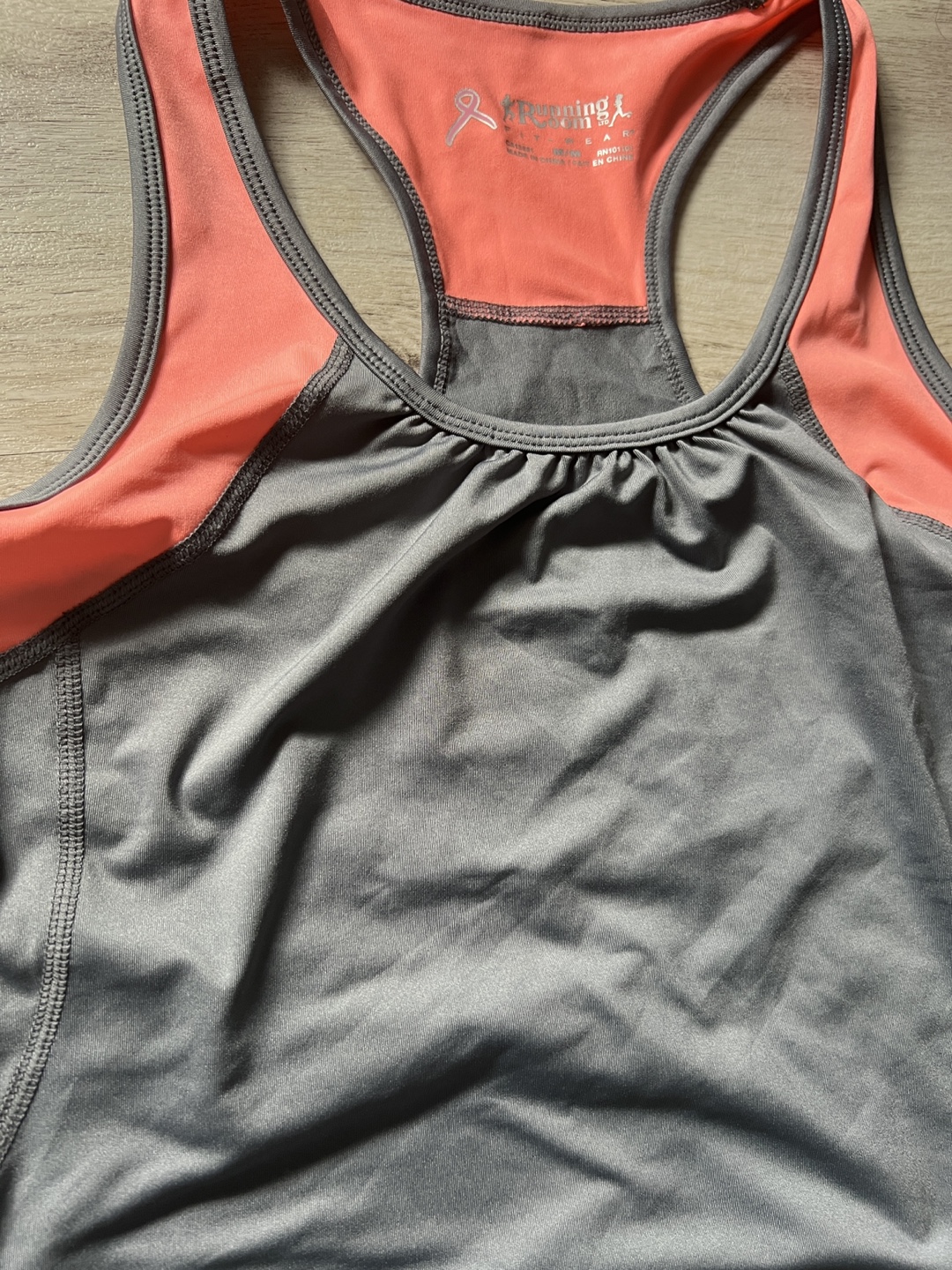 Running room Tank Top & DH Pants Set - Grey/Coral - photo 2