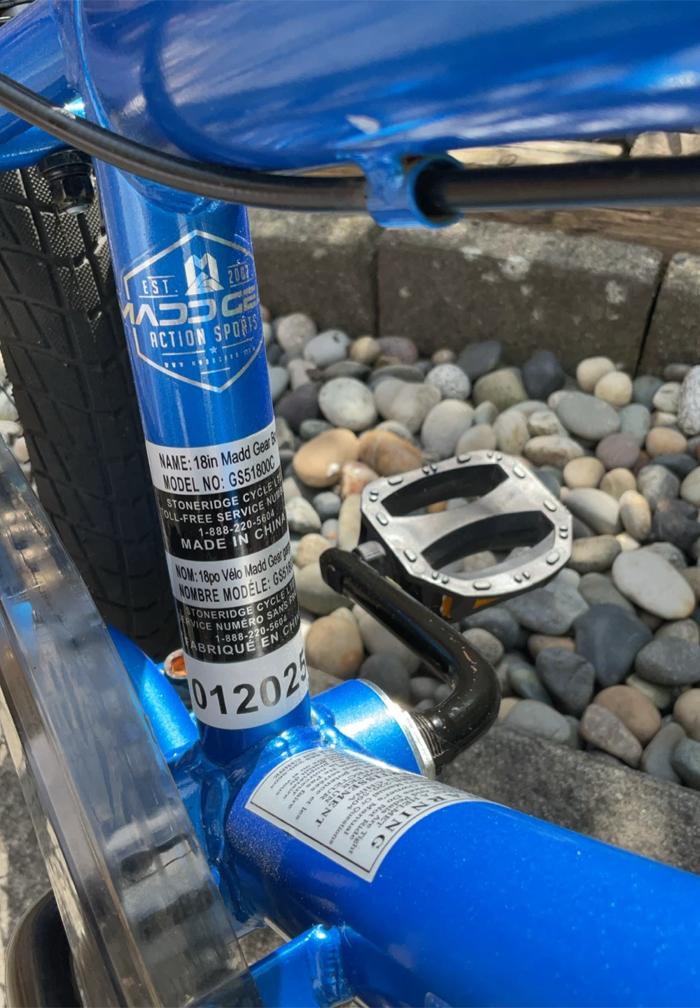 Madd Gear 18" BMX Bike - Blue - photo 3