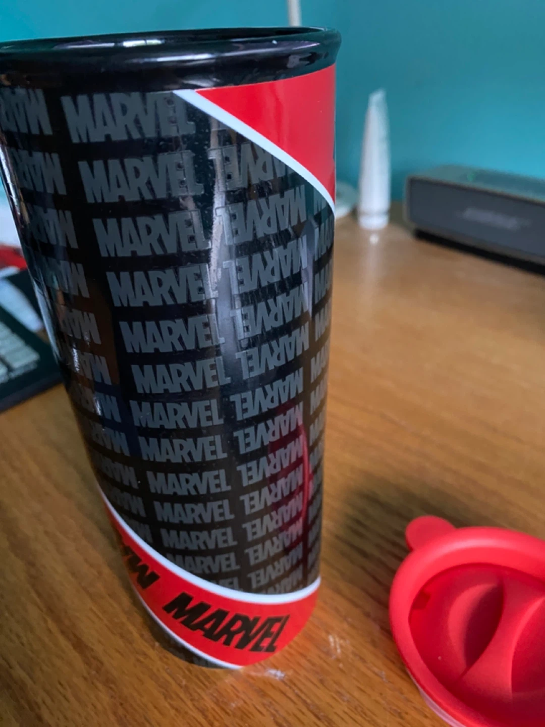 Marvel Ceramic Insulated Tumbler with Red Lid - photo 4