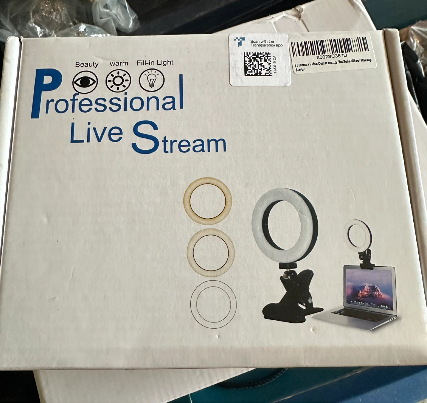 Professional Live Stream Ring Light