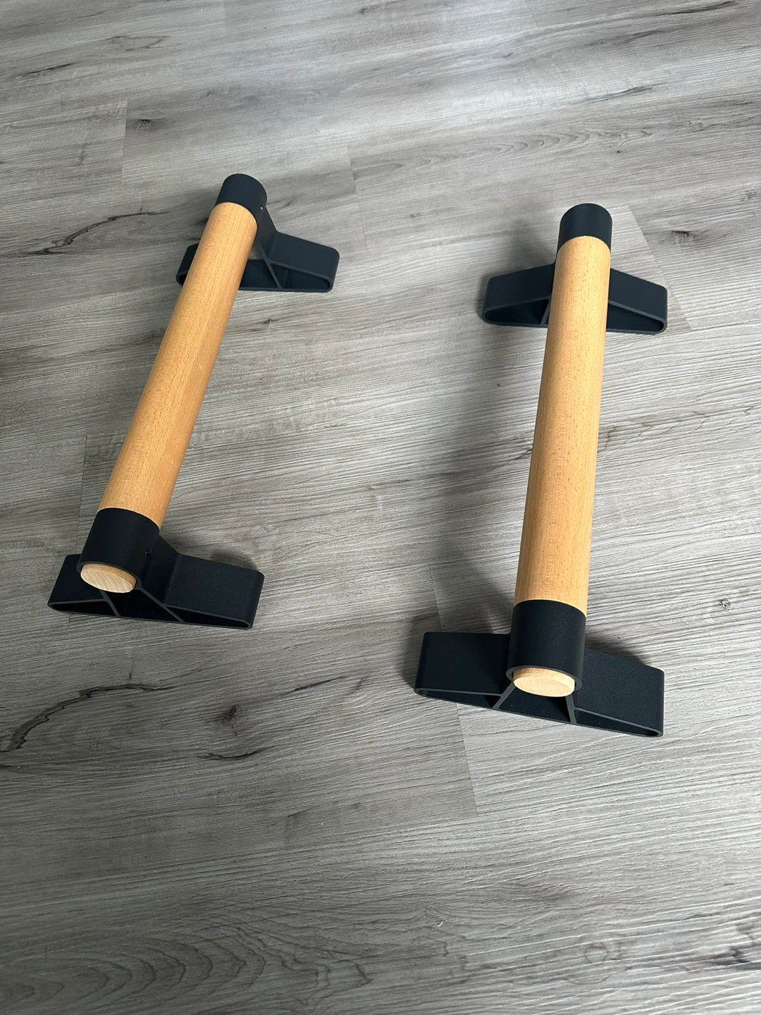 SELEWARE Wood Push Up Bars Parallettes bars - photo 2