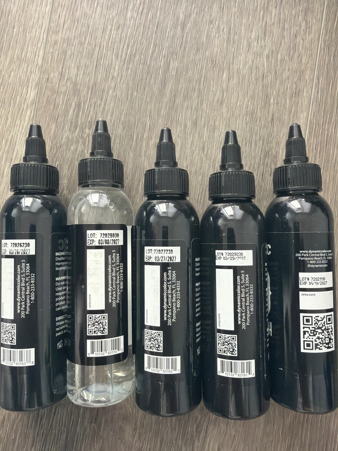 Dynamic Tattoo Ink Grey Wash Set 00, 30, 60, 40, 20 - photo 2