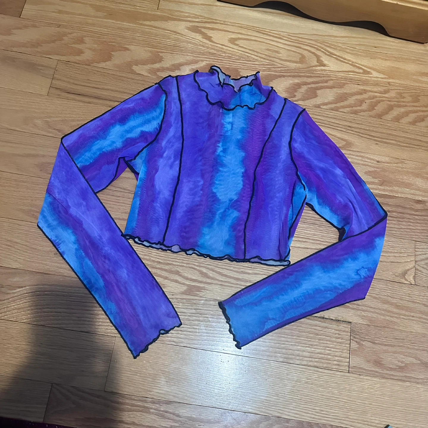 Mesh Long Sleeve Top XS-S