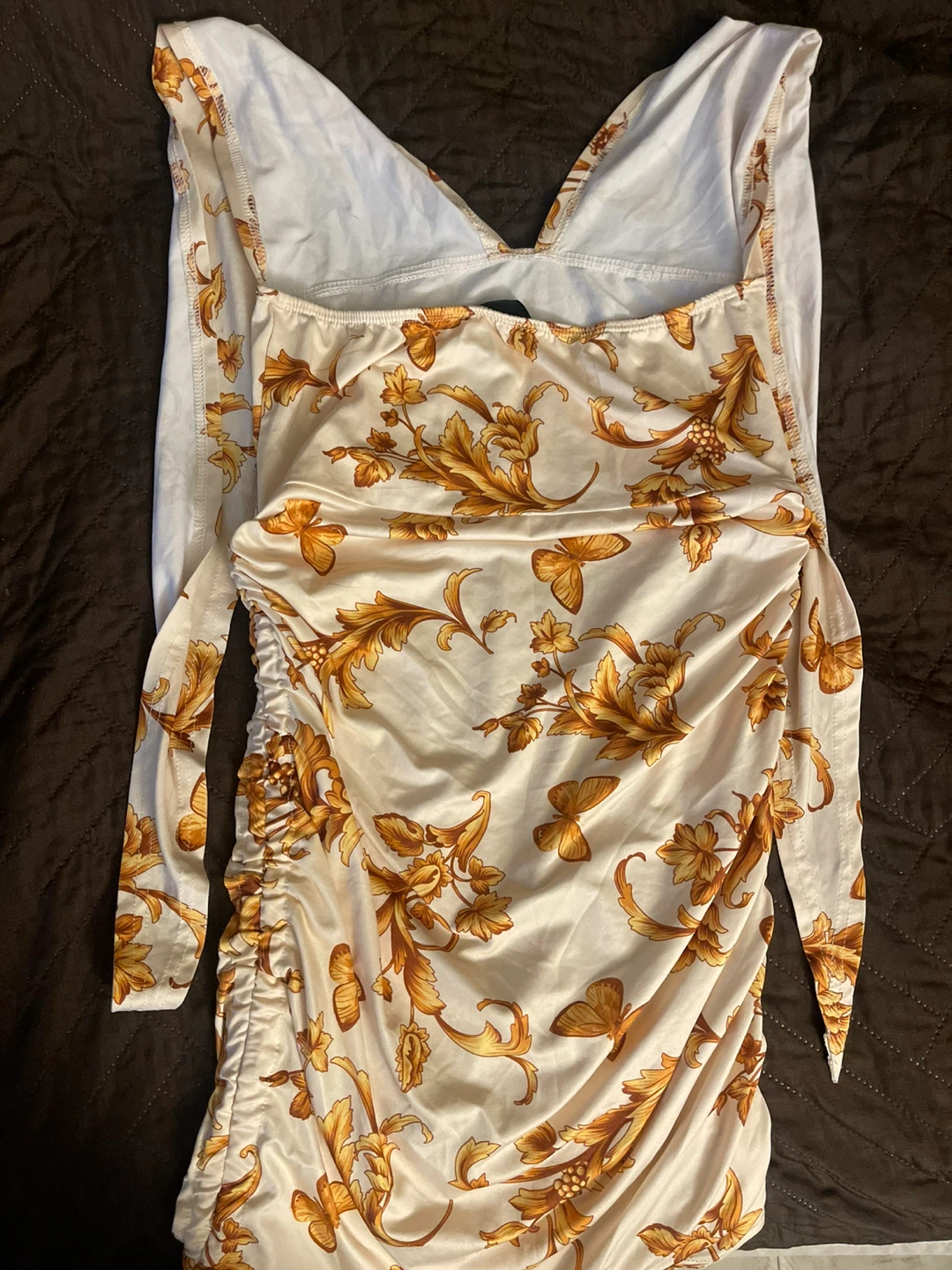 SHEIN Ruched Halter Dress - photo 4