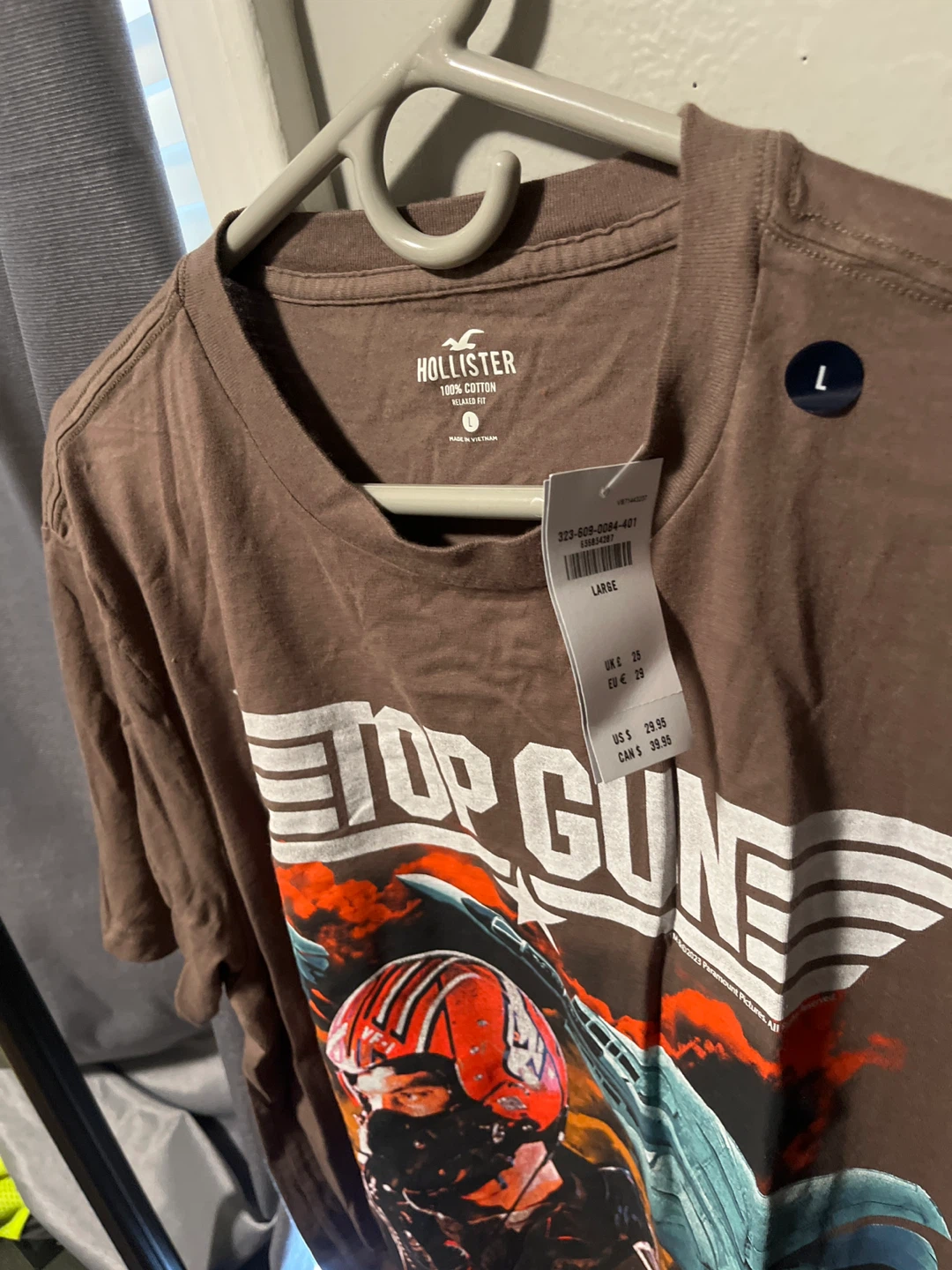 Hollister Top Gun Graphic T-Shirt Size L - photo 3