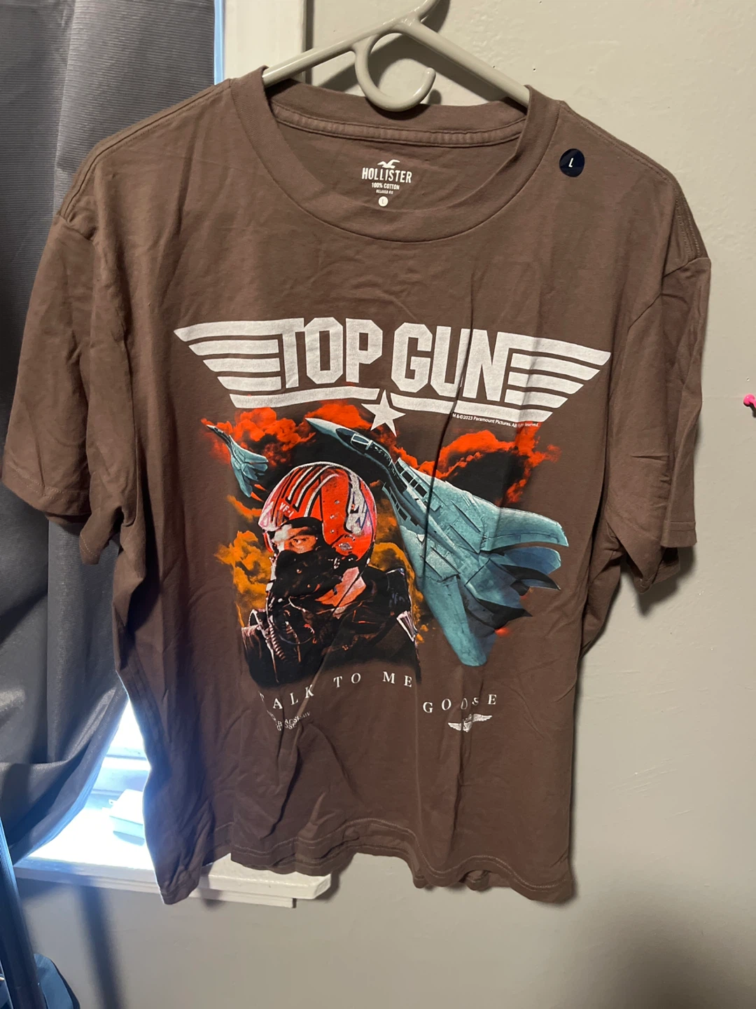 Hollister Top Gun Graphic T-Shirt Size L
