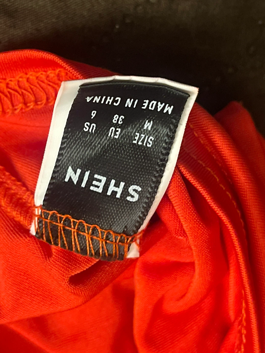 SHEIN Orange Halter Crop Top - photo 3